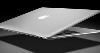 Apple's MacBook Air, dubbed "The World's Thinnest Notebook"