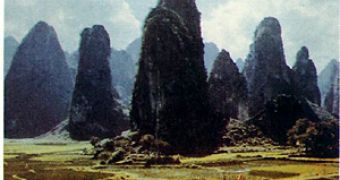 Karst towes in China