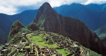 The ruins of Macchu Picchu