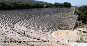 The Epidaurus theatre in 2004