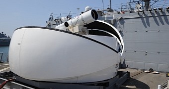 The Navy's laser gun