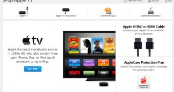 Apple TV section