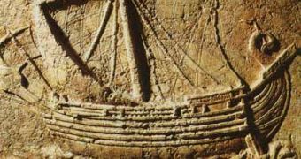 Phoenician ship. Phoenicians were one of the oldest known seafaring people in the Mediterranean, 3,500 years ago