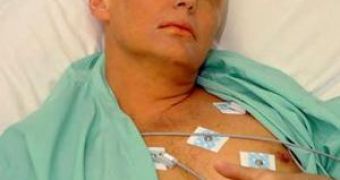 Alexander Litvinenko, before dying of Polonium poisoning