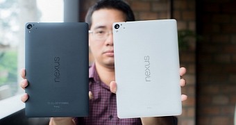 Nexus 9 in black and white