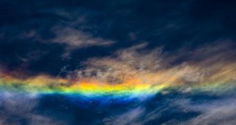 A fire rainbow is the result of nature's great effort