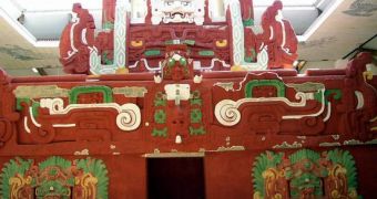 A life-size replica of the Rosalila temple
