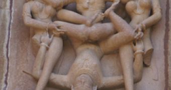 Relief at Kajuraho temples (central India)