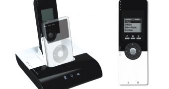 The Bexy iMirror Wireless Remote Control Docking Station for iPod
