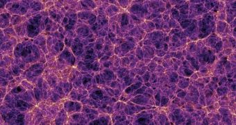 Image showing the large-scale structure of the cosmic web