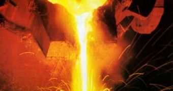 Molten metal, one of the fragrances of space