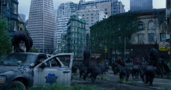 Monkeys get ready to take over the world in the full-length trailer for “Dawn of the Planet of the Apes”
