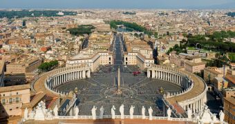 A view of Vatican's central square