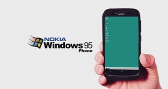 This is the Nokia Windows 95 Phone