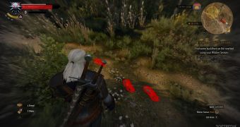 Use witcher senses in The Witcher 3