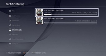 The Witcher 3: Wild Hunt PS4 preload and update