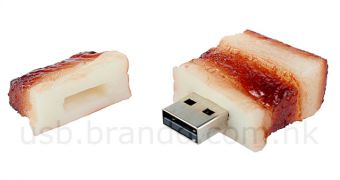 Grilled bacon USB