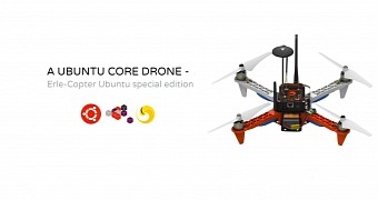 Erle-Copter Ubuntu Core special edition drone