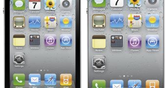 iPhone 5 mockup (right)
