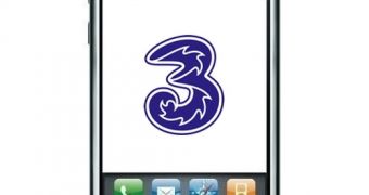 Apple's iPhone with the 3 logo