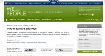 The petition to pardon Edward Snowden