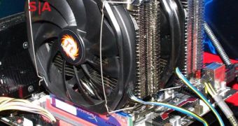 Thermaltake demos CPU cooler