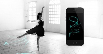 Electronic Traces lets dancers paint
