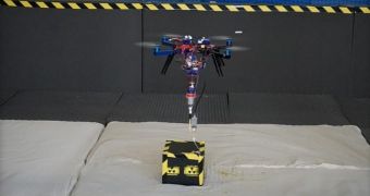 Flying drones with 3D printing guns revealed