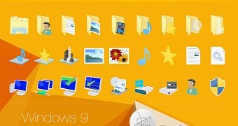 Windows 9 icons created by dtafalonso