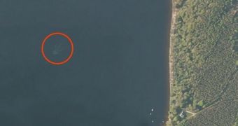 Loch Ness "sighting" via Apple Maps