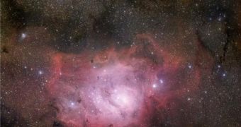 The Lagoon Nebula in the constellation Saggitarius