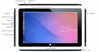 Cube I7 tablet running Ubuntu Kylin