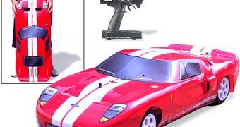 This Baby Burns Rubber! Gigantic GT Nitro Gas RC Car Unleashes Ford's Inferno!