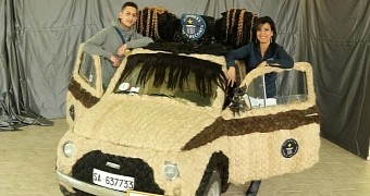 This Car Is Almost Entirely Covered in Human Hair – Photos