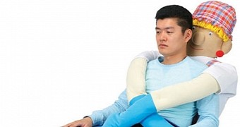 Japanese company creates chair that can hug people