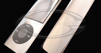The 18-carat white gold 4th gen iPod Nano