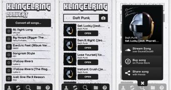Klingelring Ringtone Converter screenshots