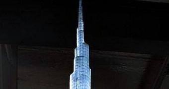 The Burj Khalifa 3Doodled replica