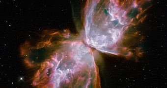 The Butterfly Nebula looks stunning in Hubble Space Telescope image