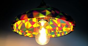 This Is Not Stained Glass, It's Actually a 3D Printed Lampshade – Pictures