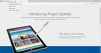 Spartan browser in build 10049
