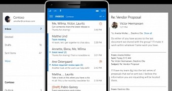 Windows 10 for phones Outlook app