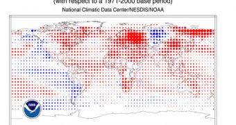 New NOAA map shows temperatures for 2010