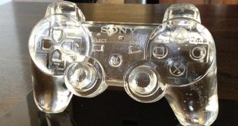 Sony glass gamepad trophy