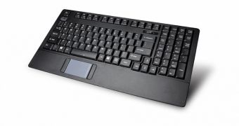 This Wireless Keyboard Has an Integrated Touchpad, So Tell Your Mouse Goodbye