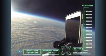 iPhone 6 making its way into the Earth's stratosphere