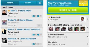 Foursquare iOS application - screenshots