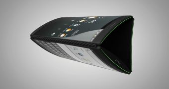 Three-screen flip phone concept