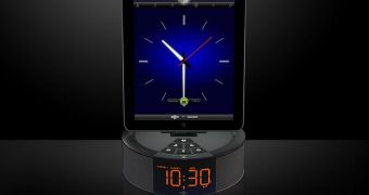 TimeCommand Audio Alarm Docks the iPad/iPhone 4, Wakes You Up