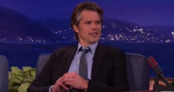 Timothy Olyphant gives his version of James Bond on the Conan show